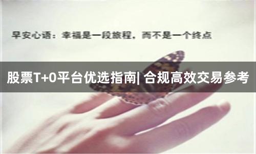 股票T+0平台优选指南| 合规高效交易参考